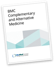 Scientific study by the BMC Complementary and Alternative Medicine