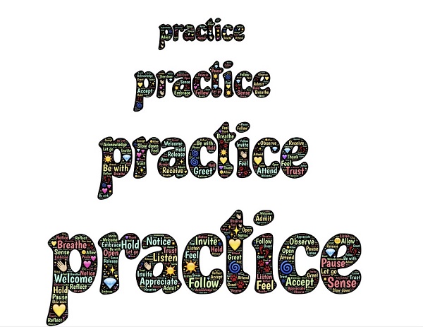 you can definitely do through practice